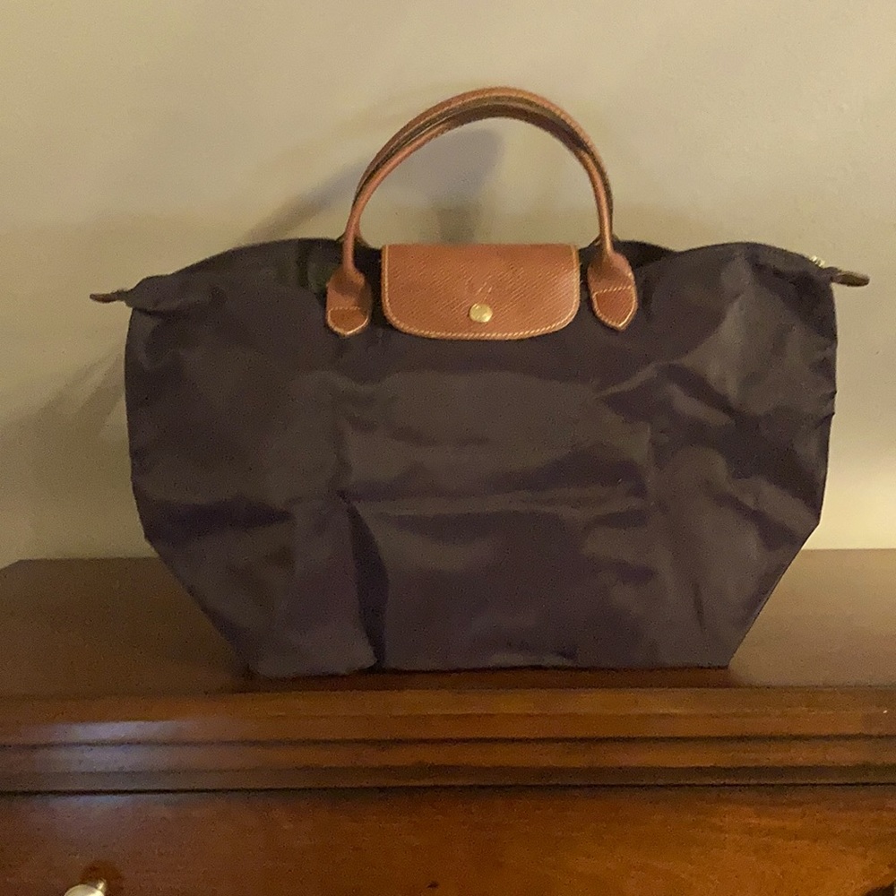 Purple Longchamp bag